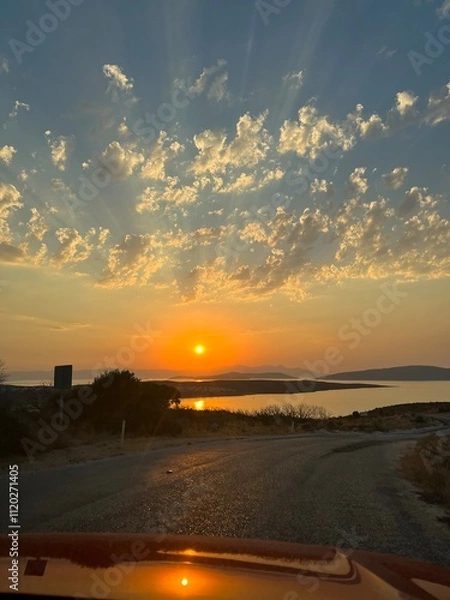 Obraz sunset on the beach