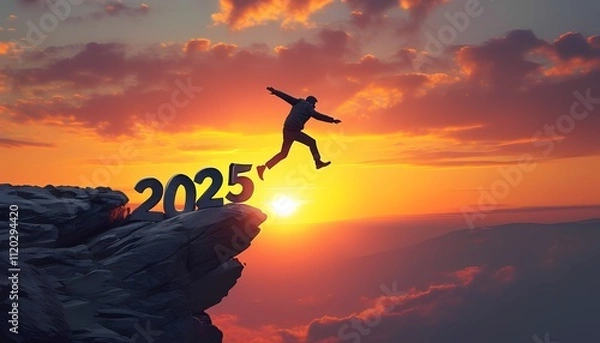 Obraz Dramatic jump to 2025 with vibrant sunrise, representing goals, challenges, and a fresh start in the new year
Keywords: 2025, new year, progress, leap forward, sunrise inspiration






