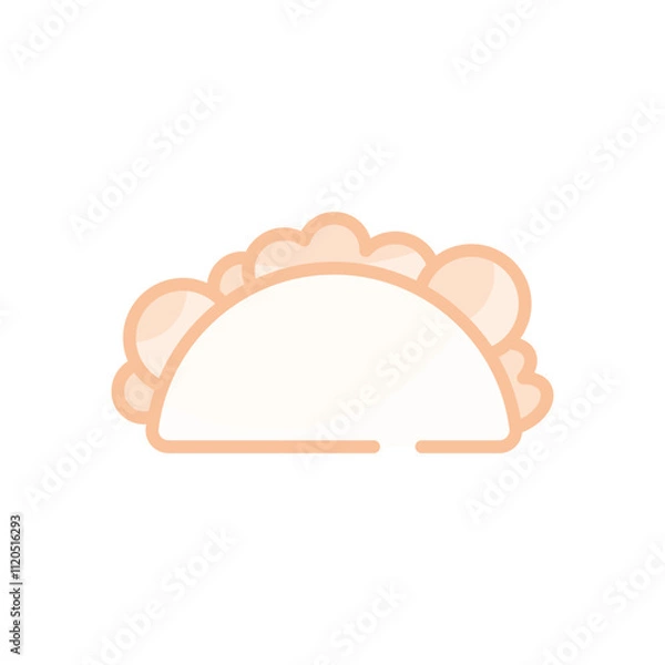 Obraz Taco vector icon