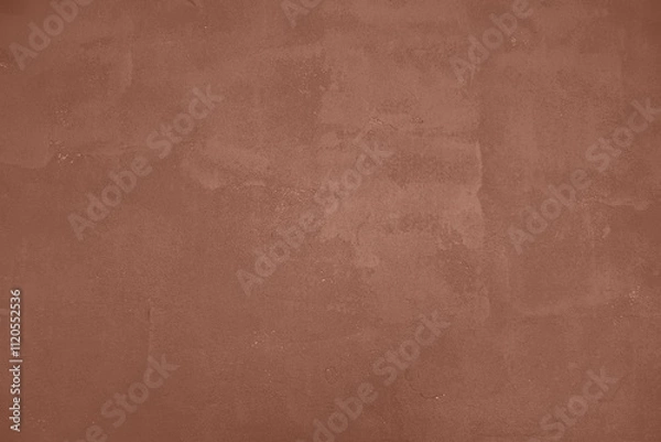 Fototapeta Mocha Mousse toned colour grunge decorative wall background. Art rough stylized texture banner trendy color 2025. Grunge brown color texture