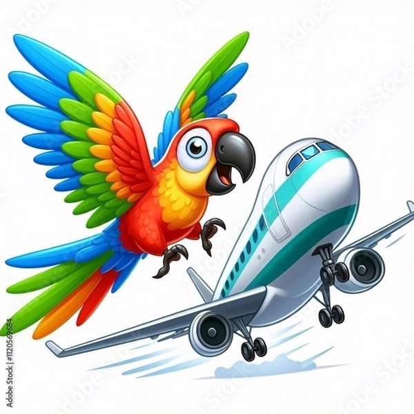 Obraz Parrot's Plane Ride