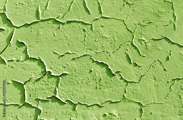 Obraz Abstract cracked cement wall texture.