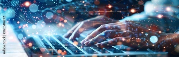 Fototapeta Digital Data Technology