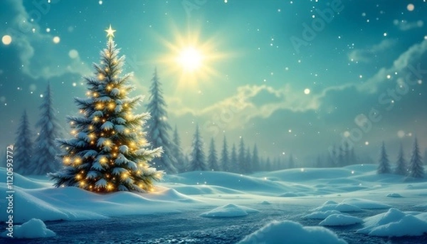 Obraz Christmas Background and  Wallpapers