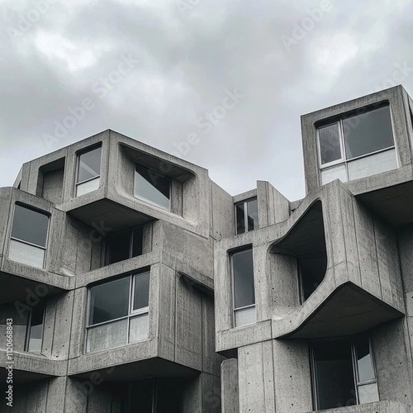 Fototapeta Habitat 67 Concrete Modern Architecture 