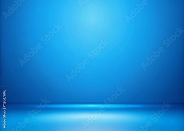 Obraz Blue gradient background features a soft, bright texture perfect for studio use. Ideal for photography and graphic design, it offers clean space for text and visuals.