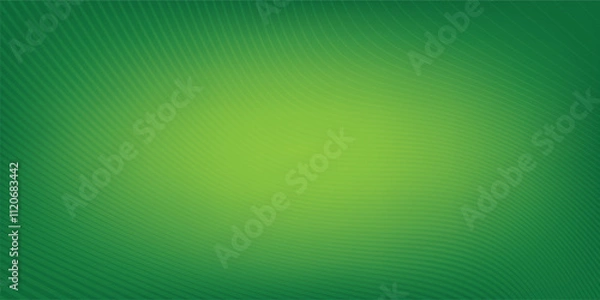 Obraz Green background with wavy lines, web and print background, editable.