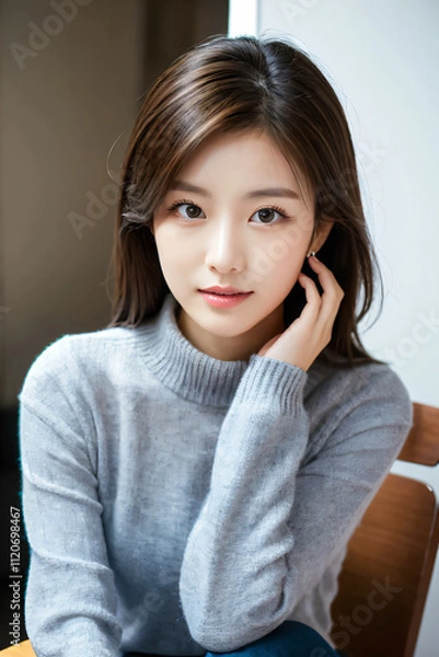 Obraz アジアの女性モデル