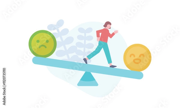 Fototapeta 気分　バランス