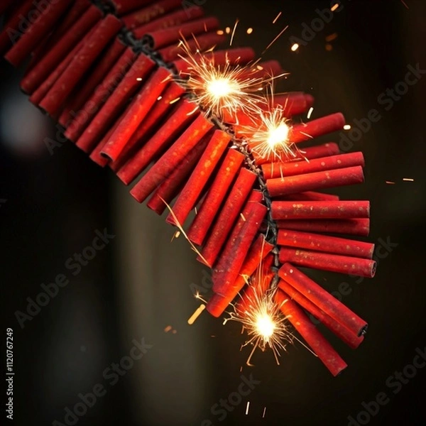 Obraz fireworks on the background