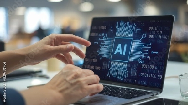 Fototapeta Cutting-Edge AI Technology Advancements
