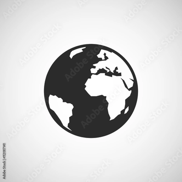 Obraz earth globe icon
