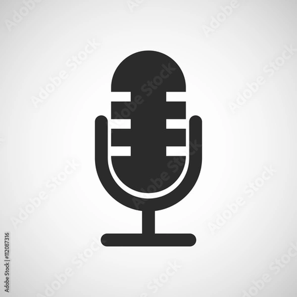 Fototapeta microphone icon
