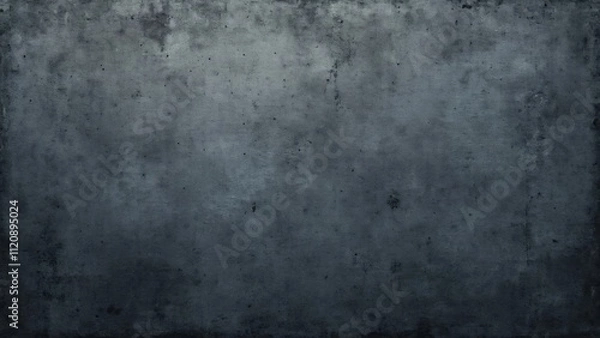 Fototapeta Dark Gray Concrete Wall Texture, Seamless Aged Pattern Background