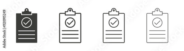 Fototapeta Result icon pack. vector illustration