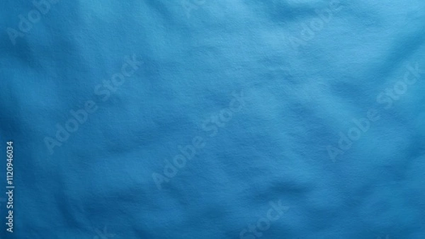 Fototapeta High-Resolution Blue Felt Background, Top View Flat Surface Texture