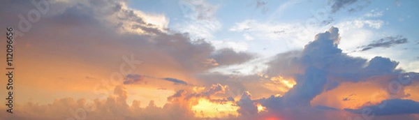 Obraz sky colorful background