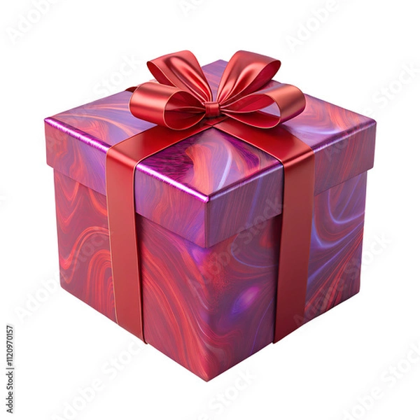 Obraz red gift box