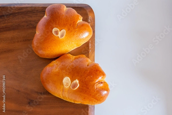 Fototapeta クリームパン