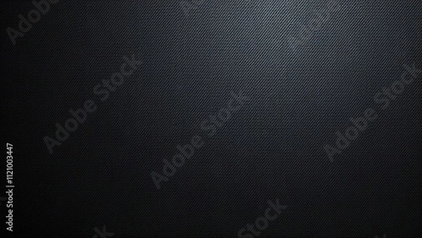 Fototapeta High-Resolution Black Denim Fabric Background, Shadow, Light, and Texture Wallpaper for Design Presentations and Web Banners