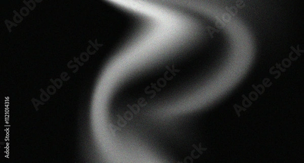 Fototapeta Black grey grainy abstract monochrome background