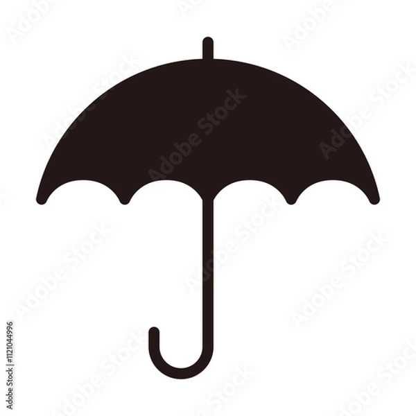Fototapeta Single umbrella icon