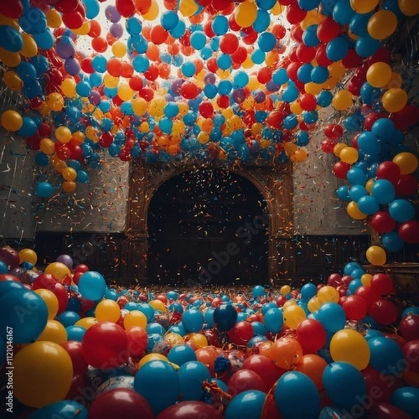 Fototapeta How to create a stunning balloon drop?

