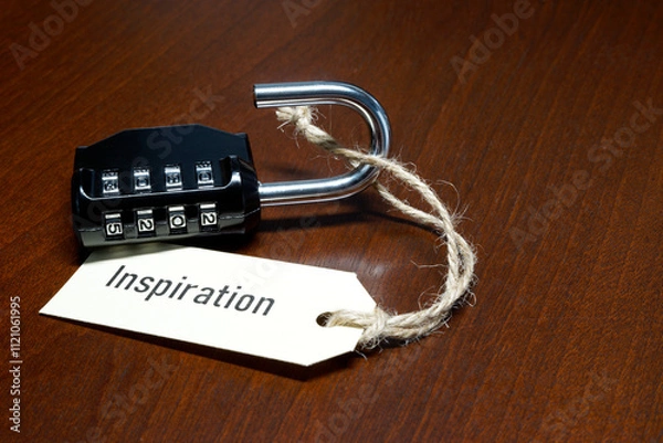 Obraz unlock inspiration in 2025, opened lock with tag