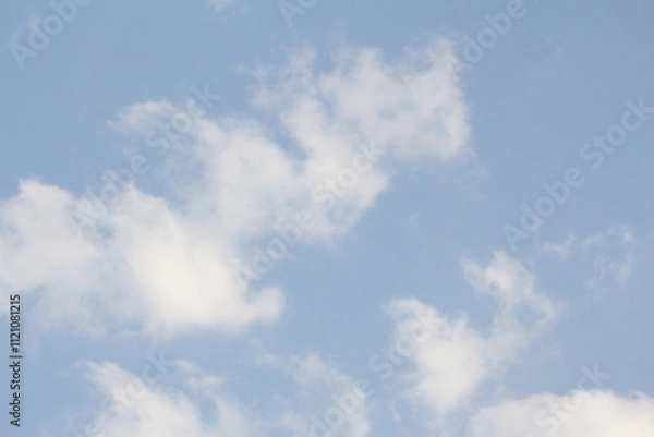 Obraz a blue sky with clouds
