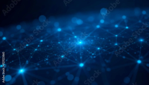 Obraz Technology background with blur effect