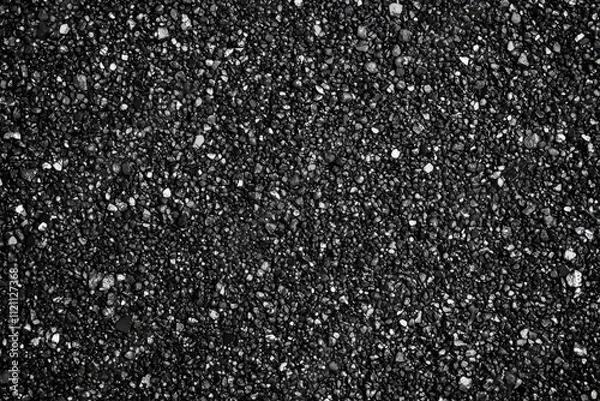Obraz Gray, black, white grainy gradient background noise texture.