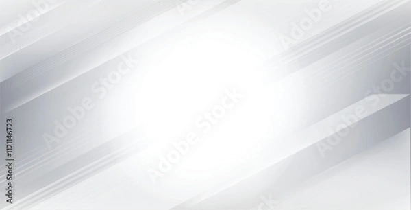 Fototapeta Gray and white gradient abstract background