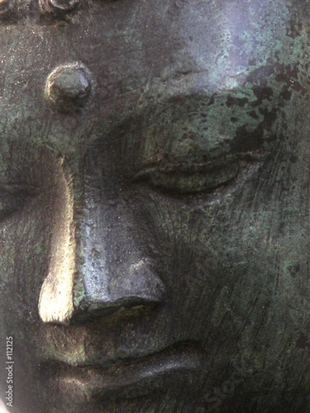 Obraz tête de bouddha, gros plan