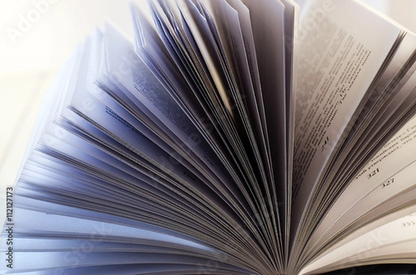 Fototapeta open book closeup