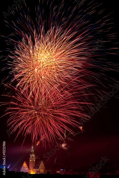 Obraz Firework display 2009 in Olsztyn #4