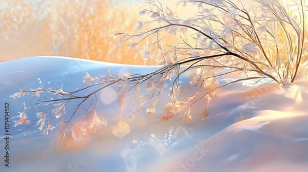 Obraz sunrise in the forest