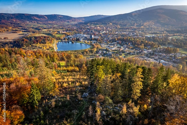 Obraz Panorama na Kowary