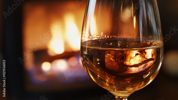 Obraz glass of cognac