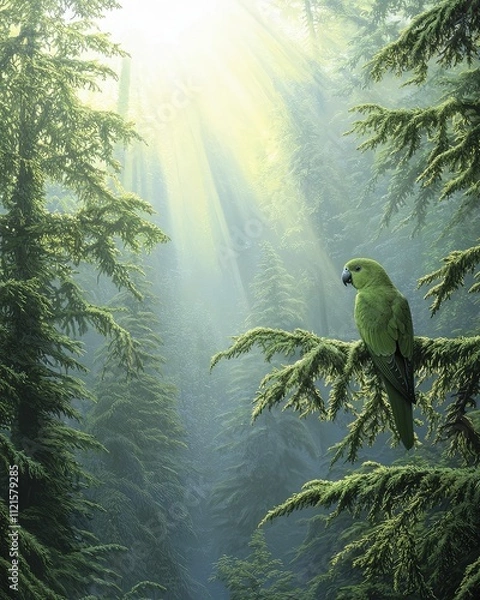 Fototapeta Habitat restoration strategies enhancing survival of endangered species in their natural environments are crucial for biodiversity preservation.