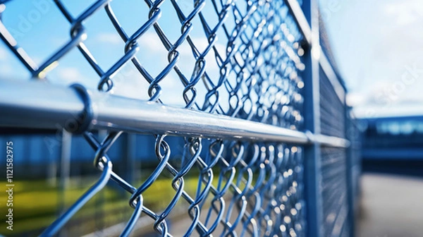 Fototapeta Advanced perimeter alarm systems for multi-layered security.