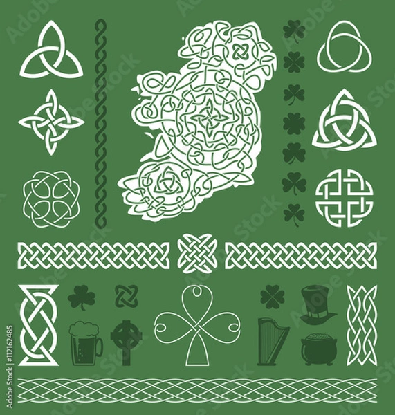 Fototapeta Celtic Design Elements