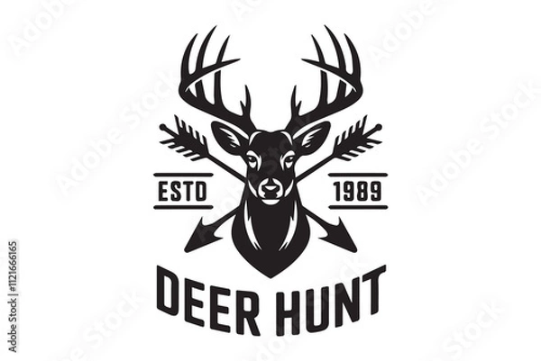 Obraz Wilderness Majesty  Deer in the Forest VECTOR