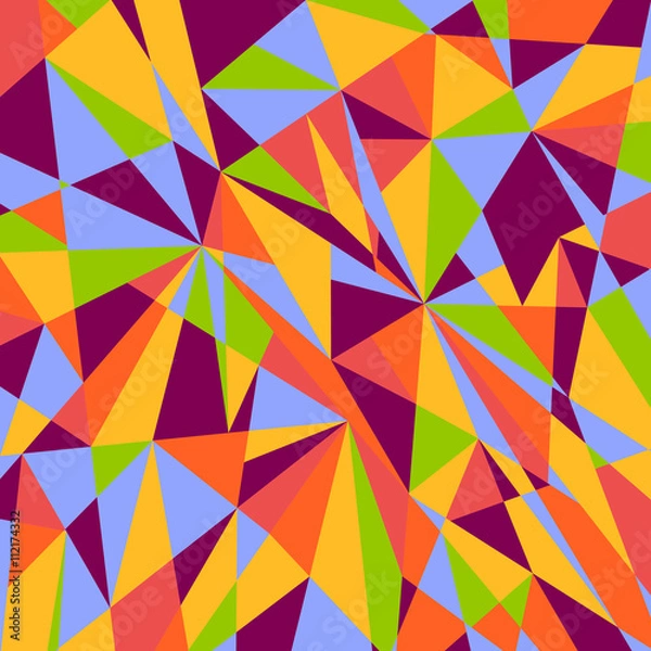 Obraz multicolor abstract shapes background