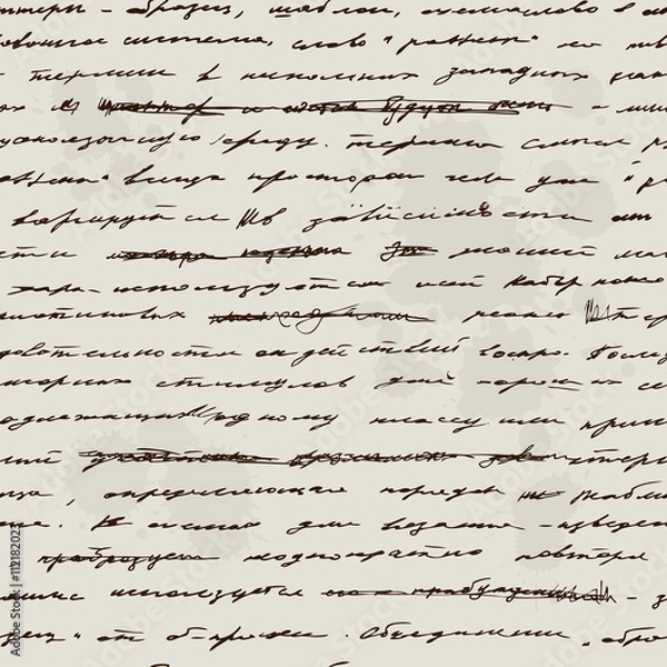 Obraz Seamless Text pattern