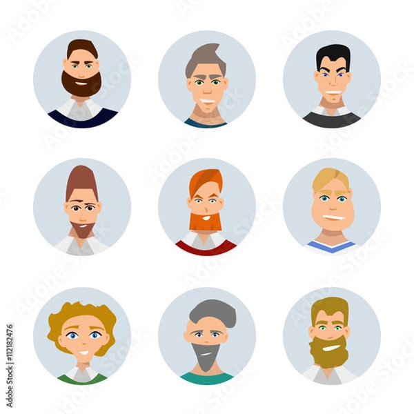 Obraz People avatars collection