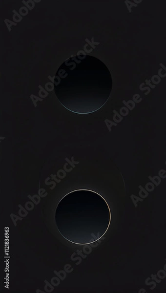 Obraz background with glowing circles