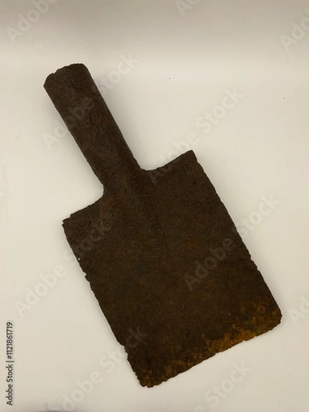 Obraz old and rusty shovel