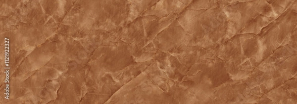Obraz Modern Brown limestone texture background in white light polished empty wall paper. luxury Brown concrete stone table top desk view concept grunge seamless, Rustic marble slab.