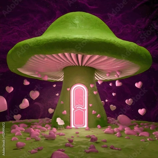 Obraz mushroom in the grass