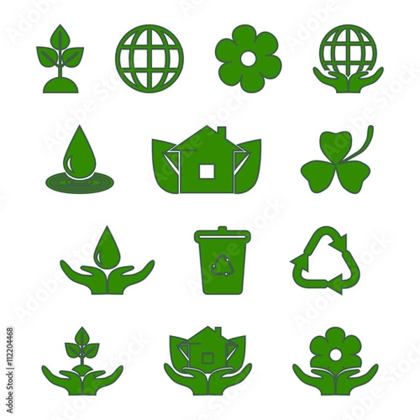 Obraz Ecology icons